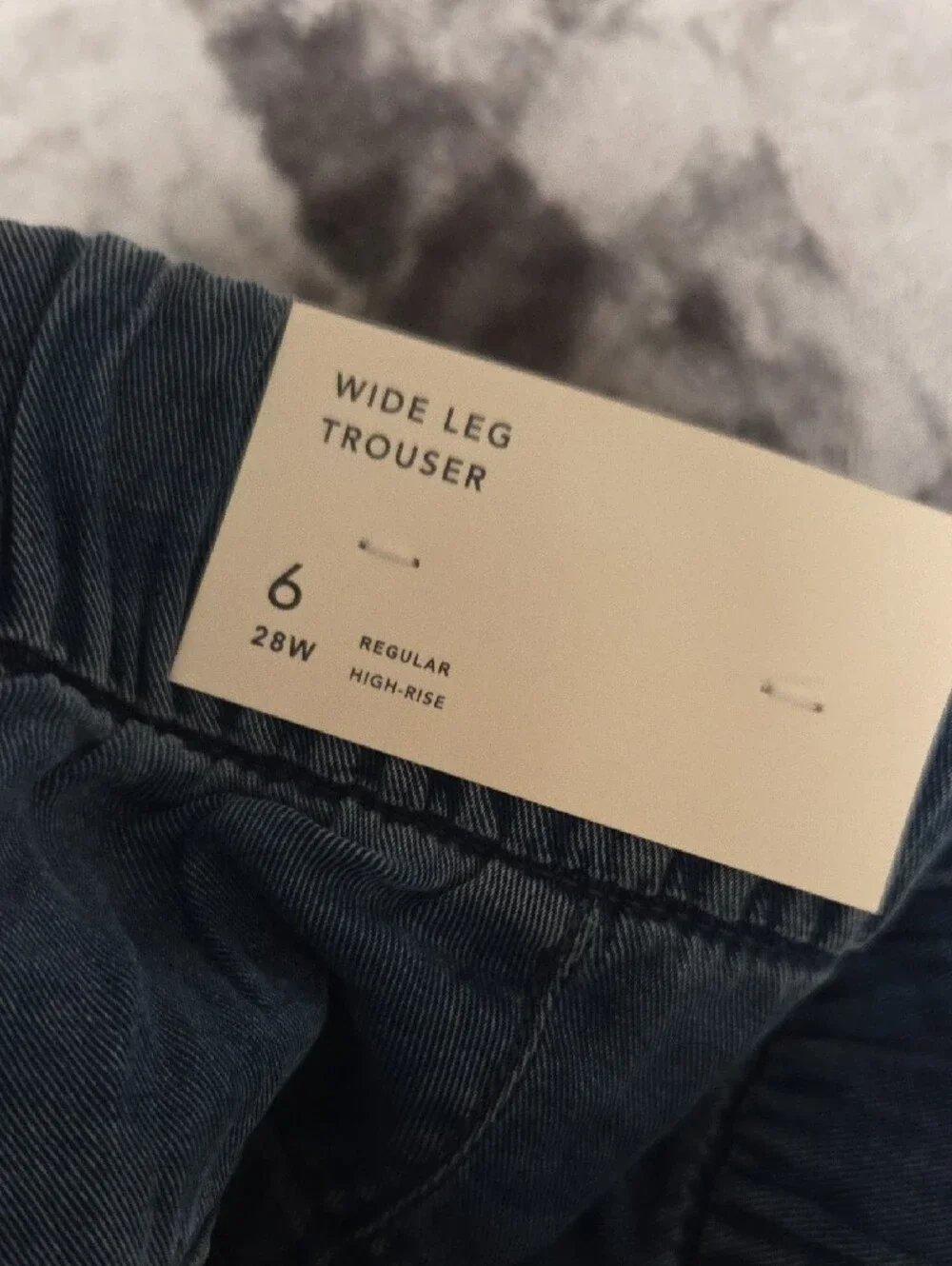 American Eagle Wide-Leg Blue Denim Jeans  Size 6R